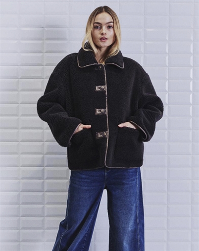 Withblack - WBLIris Bonded Jacke - Cookie Brown